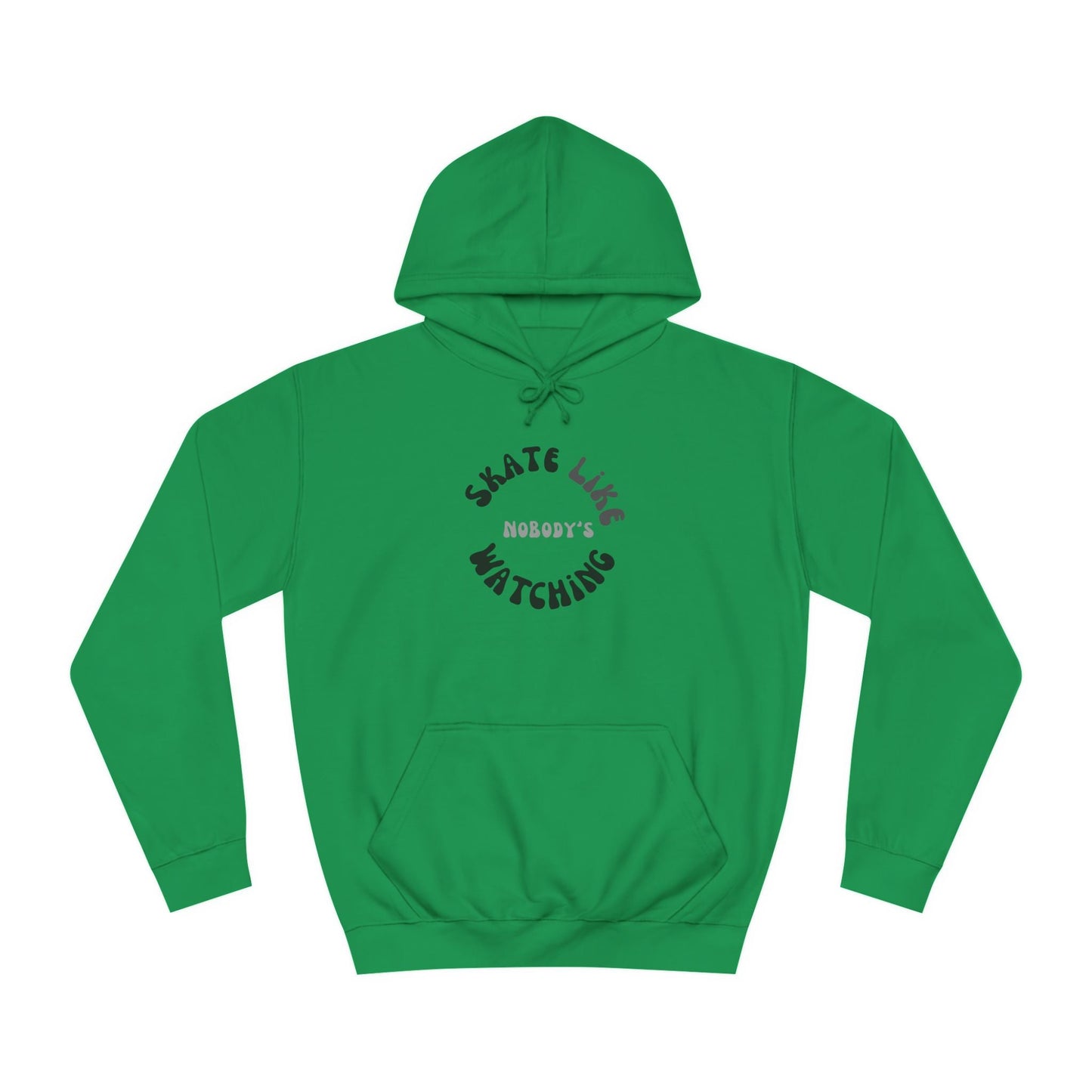 Monotone Skate Like Nobody's Watching Unisex Hoodie