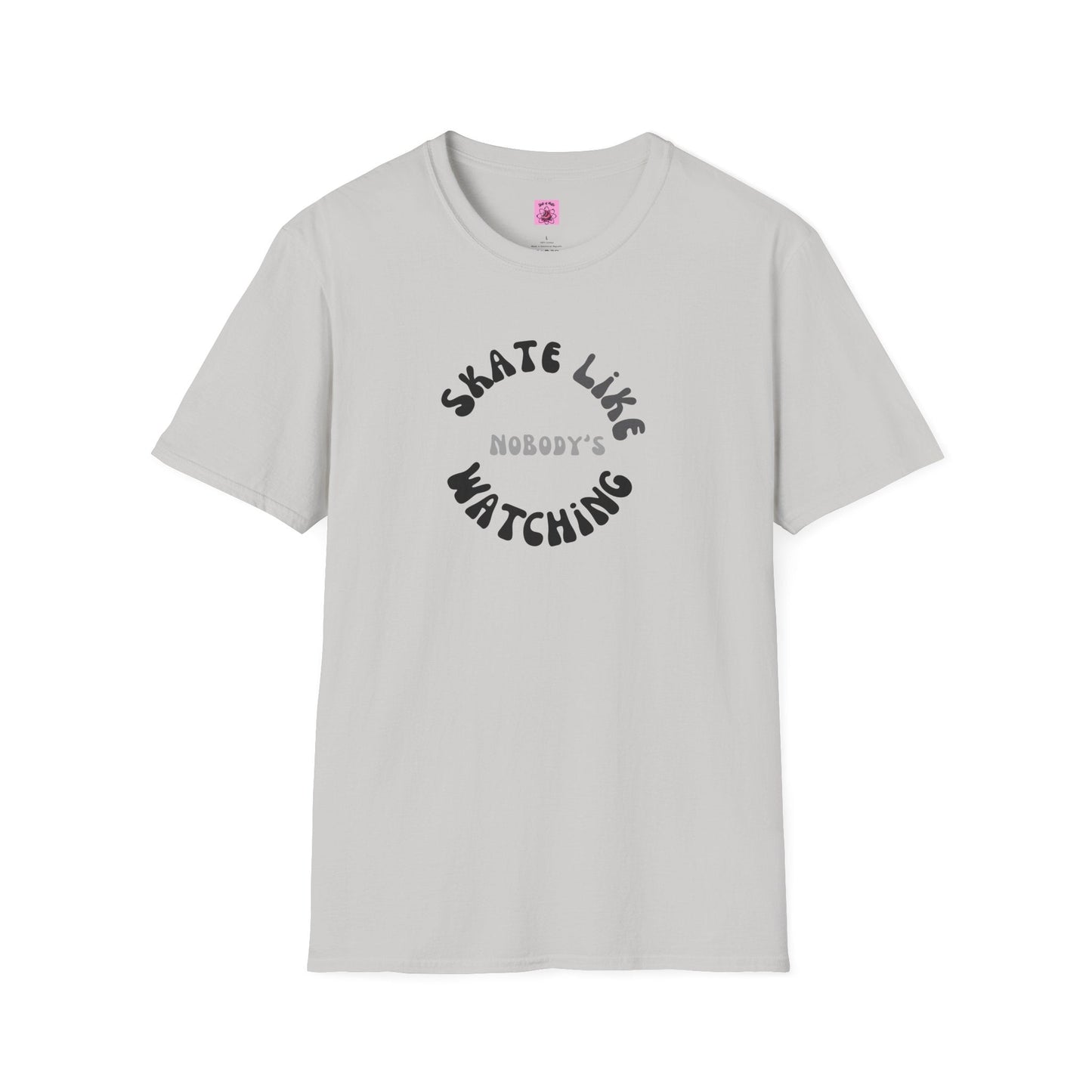 Monotone Skate Like Nobody's Watching Unisex T-Shirt