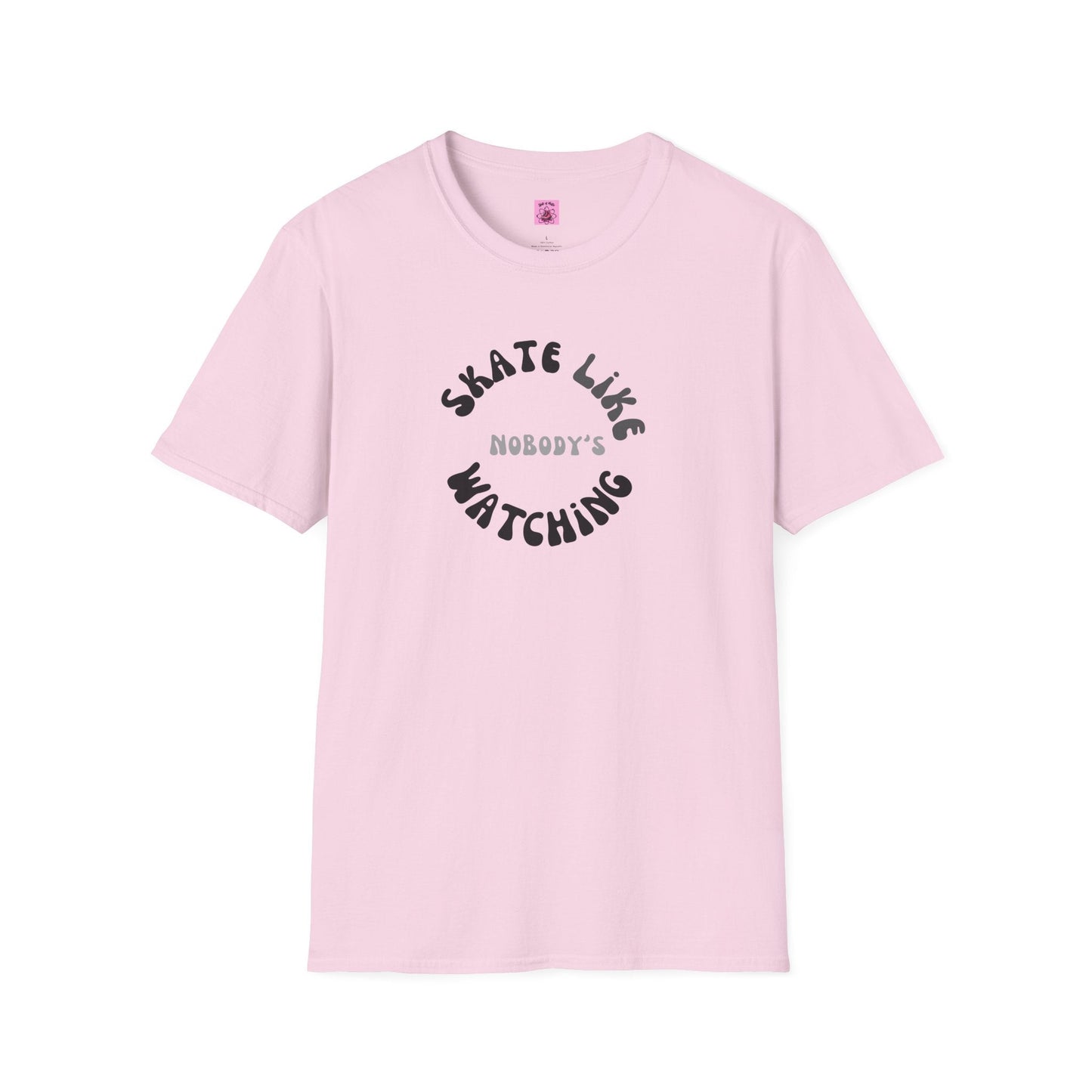 Monotone Skate Like Nobody's Watching Unisex T-Shirt