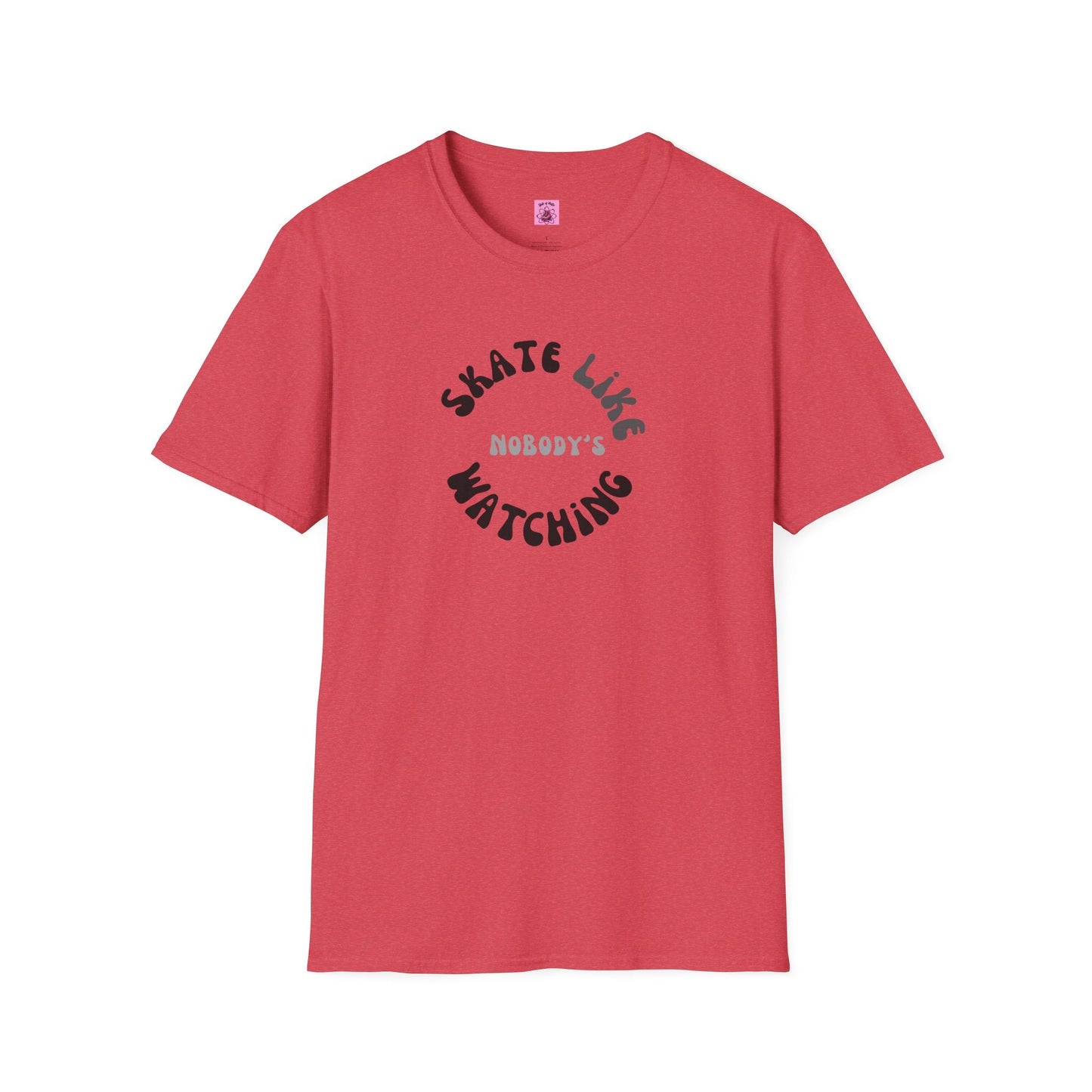 Monotone Skate Like Nobody's Watching Unisex T-Shirt