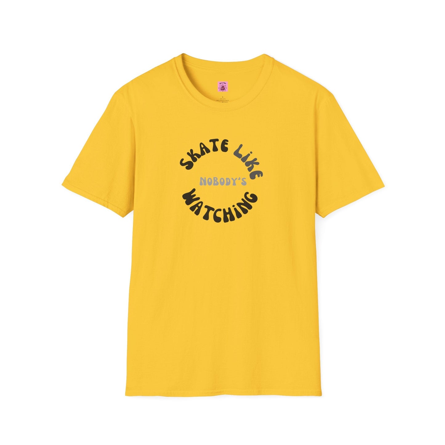 Monotone Skate Like Nobody's Watching Unisex T-Shirt