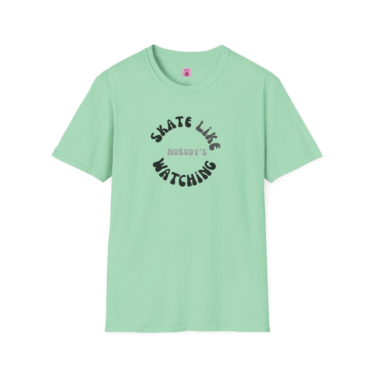 Monotone Skate Like Nobody's Watching Unisex T-Shirt