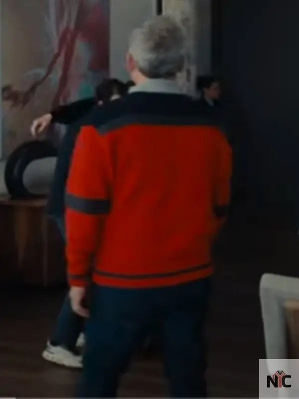 Mountainhead 2025 Steve Carell Bomber Jacket