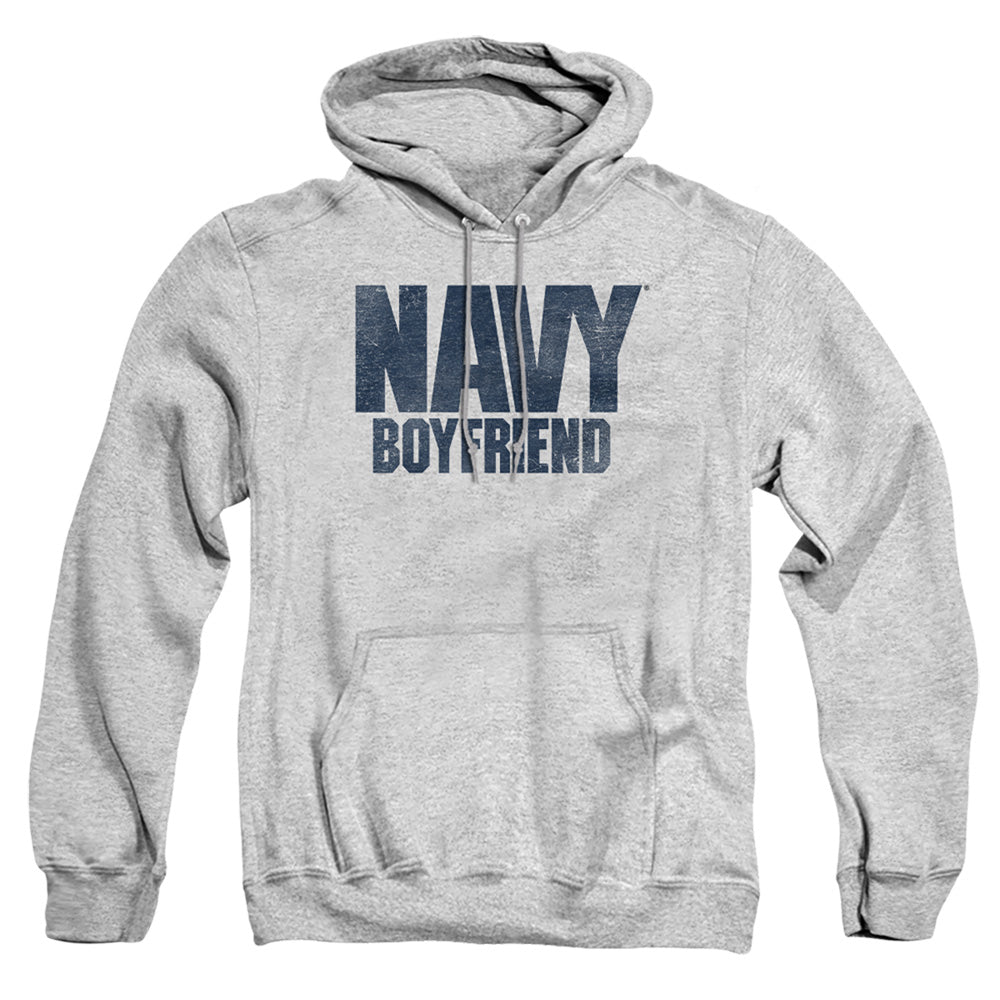 Navy Boyfriend Mens Hoodie Athletic Heather Officially Licensed
