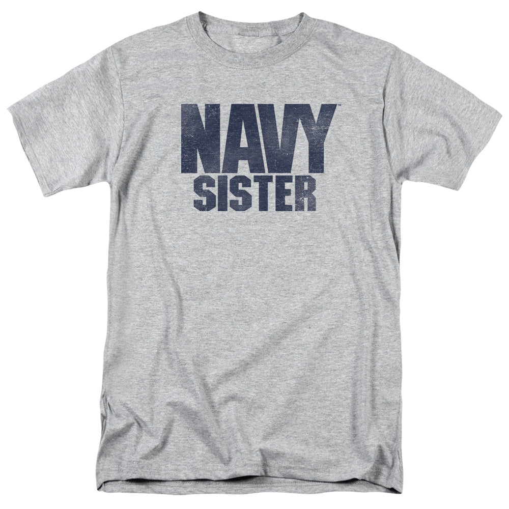 Navy Sister Mens T Shirt Athletic Heather Officially Licensed