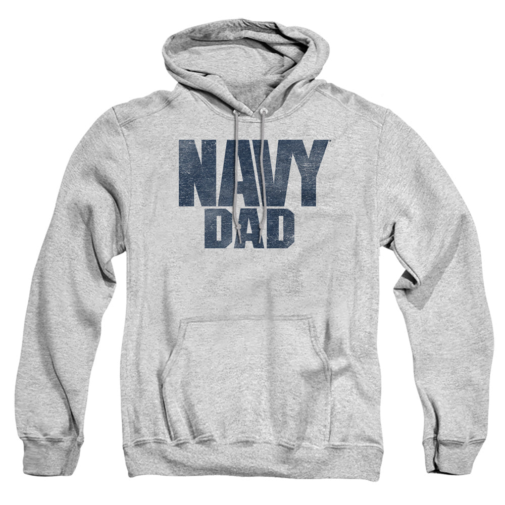 Navy Navy Dad Mens Hoodie Athletic Heather Officially Licensed