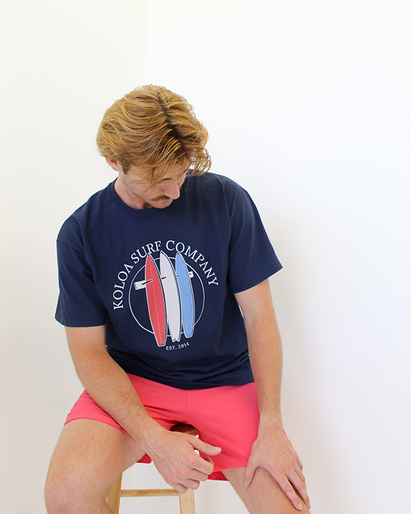 Koloa Surfboard Stack Heavyweight T-Shirt