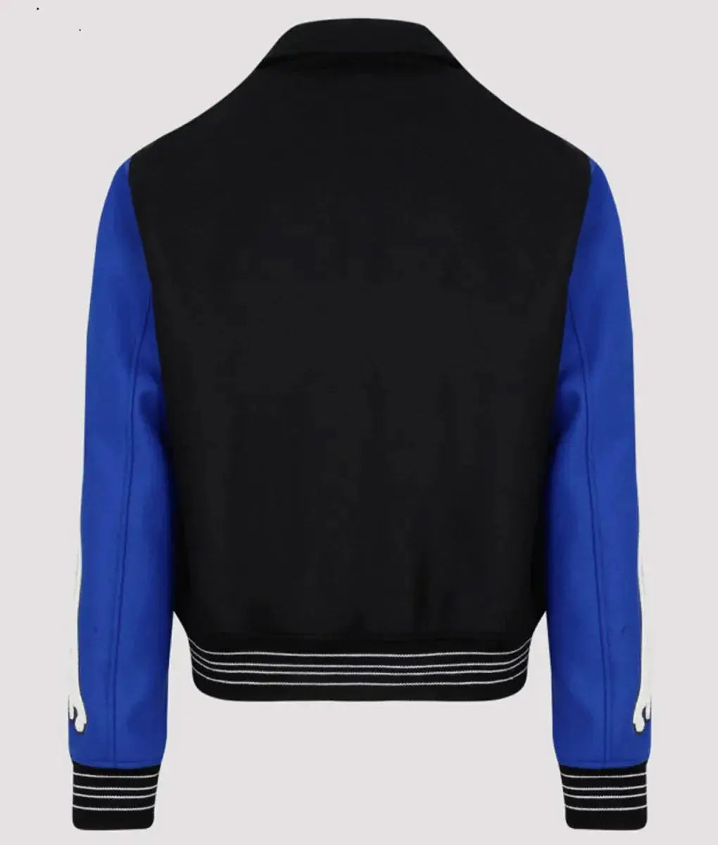 Amiri Bones Letterman Wool Jacket