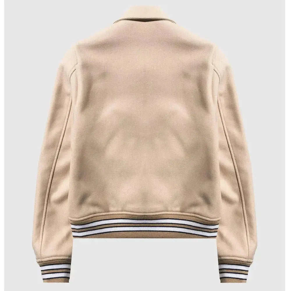 Amiri Bones Letterman Wool Jacket