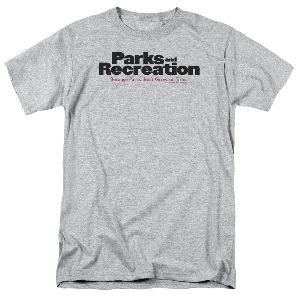 Parks And Rec Logo Mens T Shirt Athletic Heather Officially Licensed