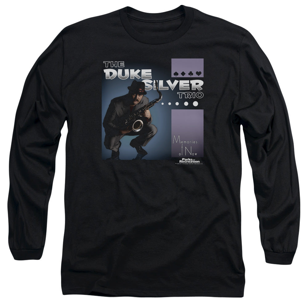 Parks And Rec Album Cover Mens Long Sleeve Shirt Black