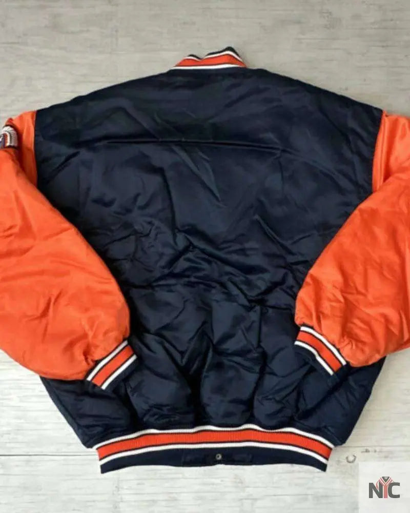 NCAA University Of Illinois Satin Jacket
