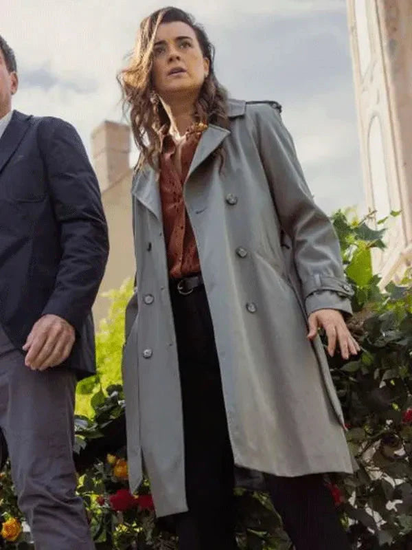 NCIS Tony & Ziva Cote de Pablo Cotton Coat