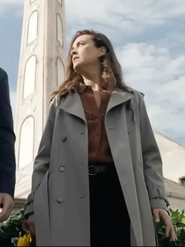NCIS Tony & Ziva Cote de Pablo Cotton Coat