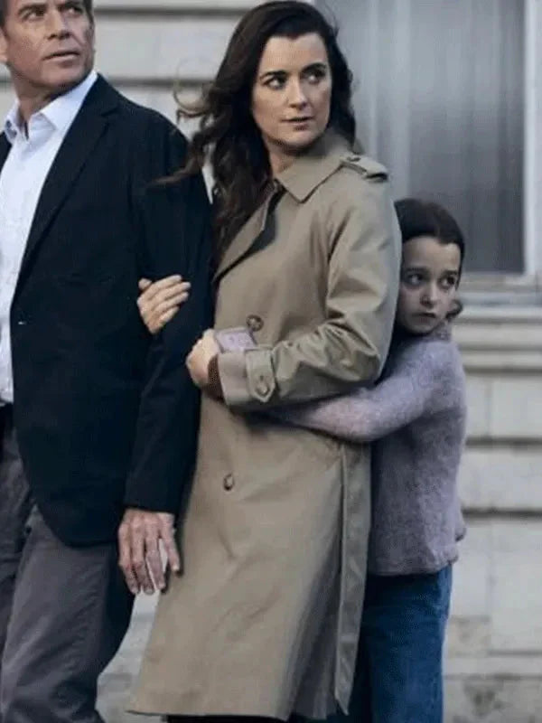 NCIS Tony & Ziva Cote de Pablo Cotton Coat