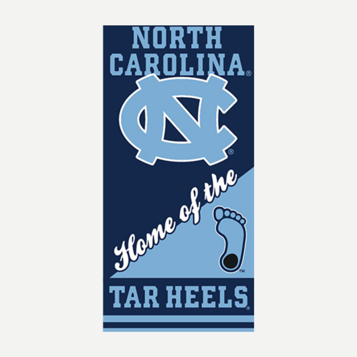 NC TAR Heels Beach Towel