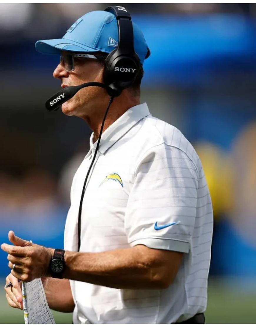 Jim Harbaugh NFL Preseason 2025 Chargers T-Shirt