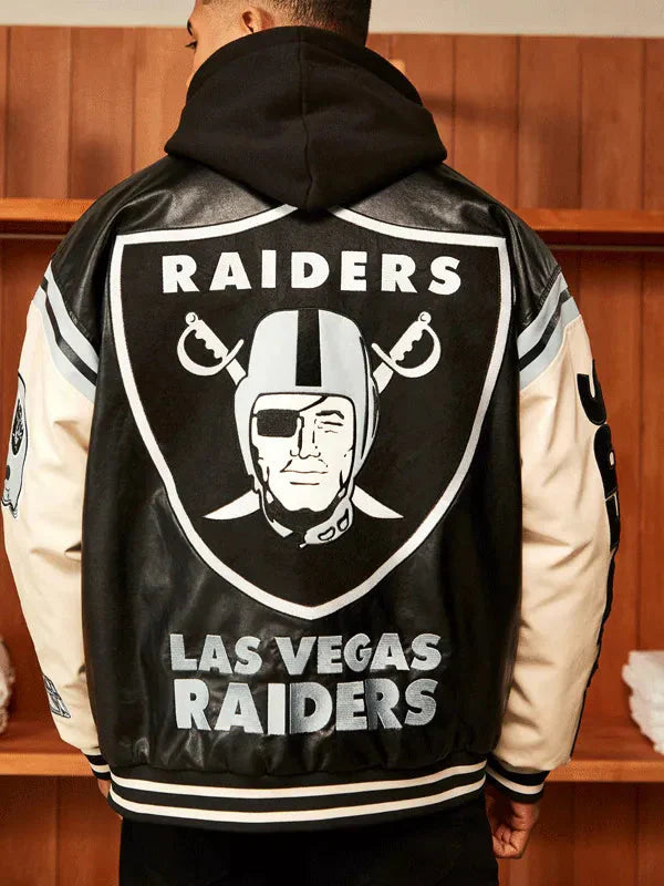 NFL Las Vegas Raiders Black Bomber Jacket