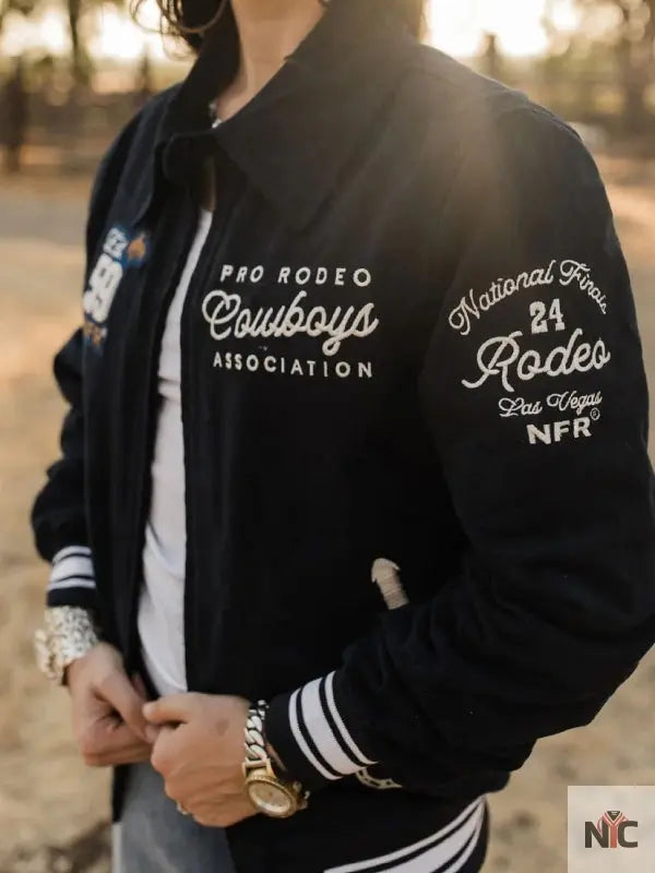 NFR Las Vegas Varsity Bomber Jacket