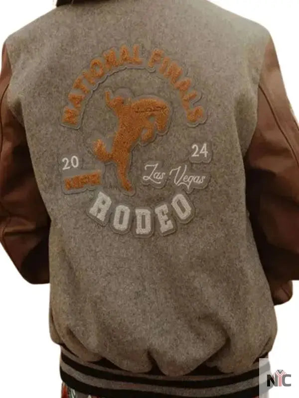 NFR Rodeo Las Vegas 2024 Varsity Bomber Jacket