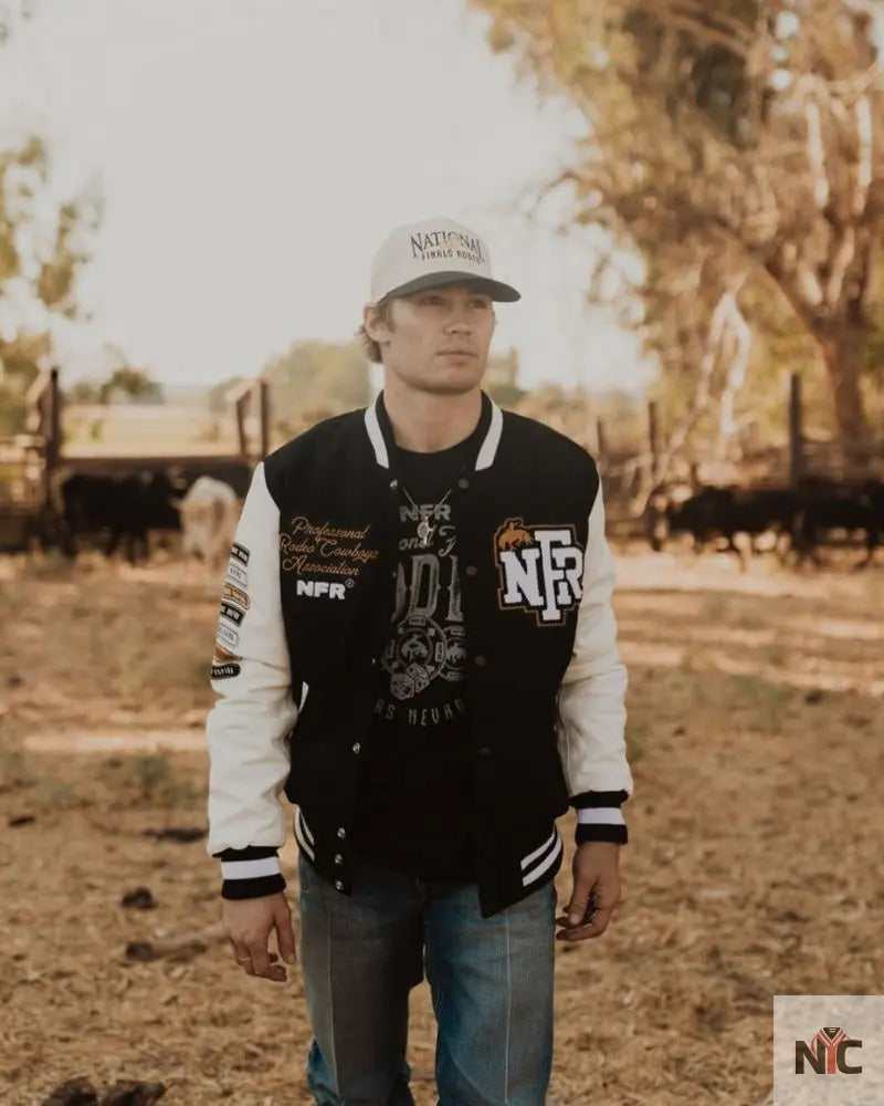 NFR Rodeo Quincy Varsity Jacket