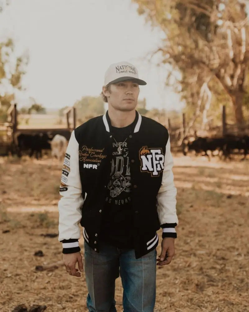 NFR Rodeo Quincy Varsity Jacket