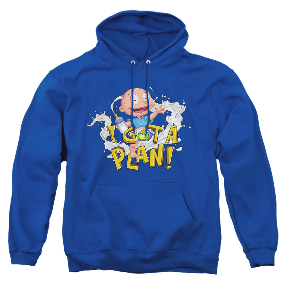 Rugrats Tommy Pickles Has A Plan Mens Hoodie Royal Officially Licensed