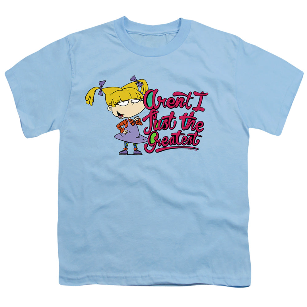 Rugrats Angelica Aren’T I Just The Greatest Kids Youth T Shirt Light Blue Officially Licensed