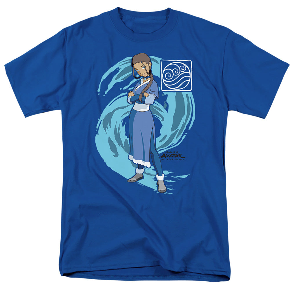 Avatar The Last Airbender Katara Water Wave Mens T Shirt Royal Officially Licensed