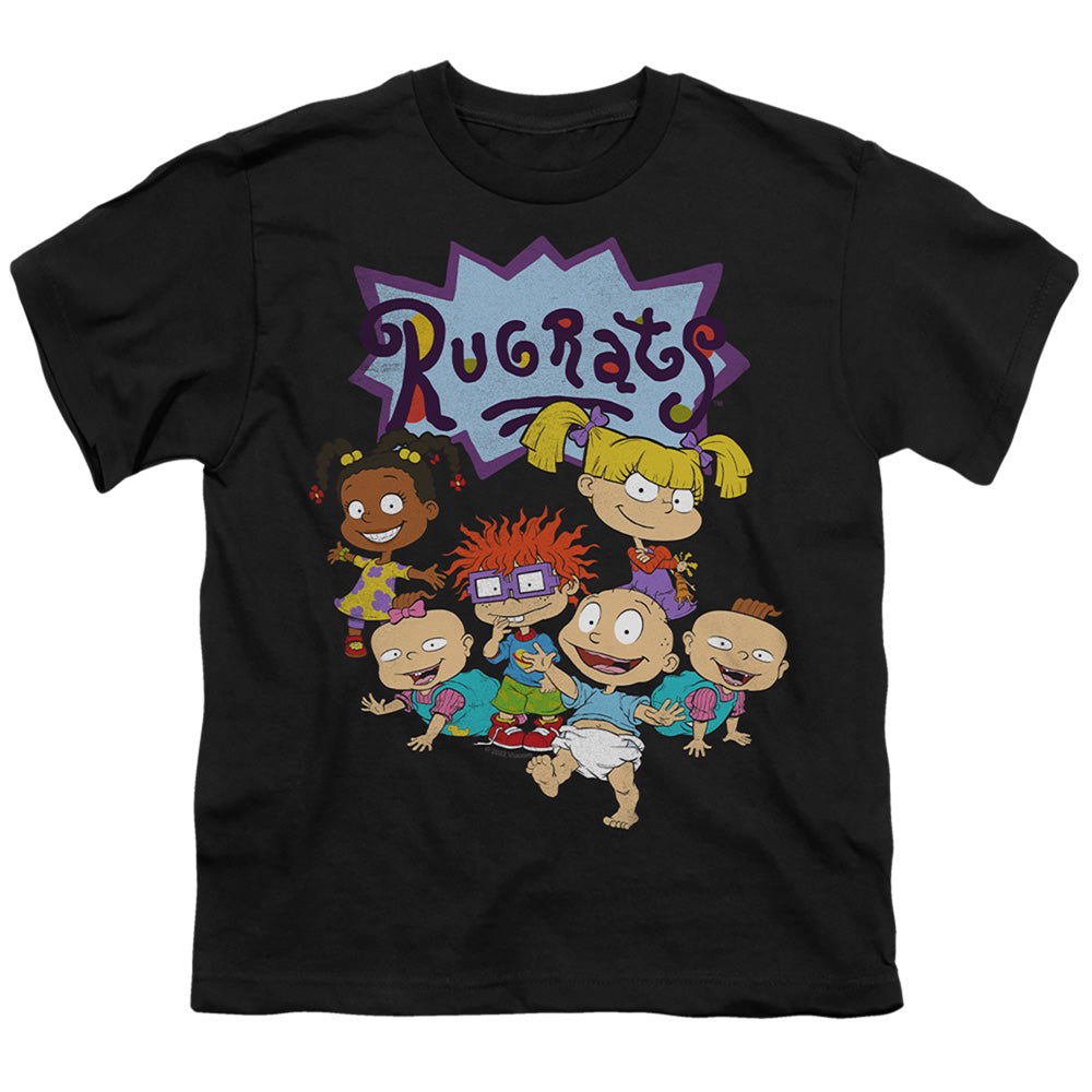 Rugrats Rugrats Group Kids Youth T Shirt Black Officially Licensed
