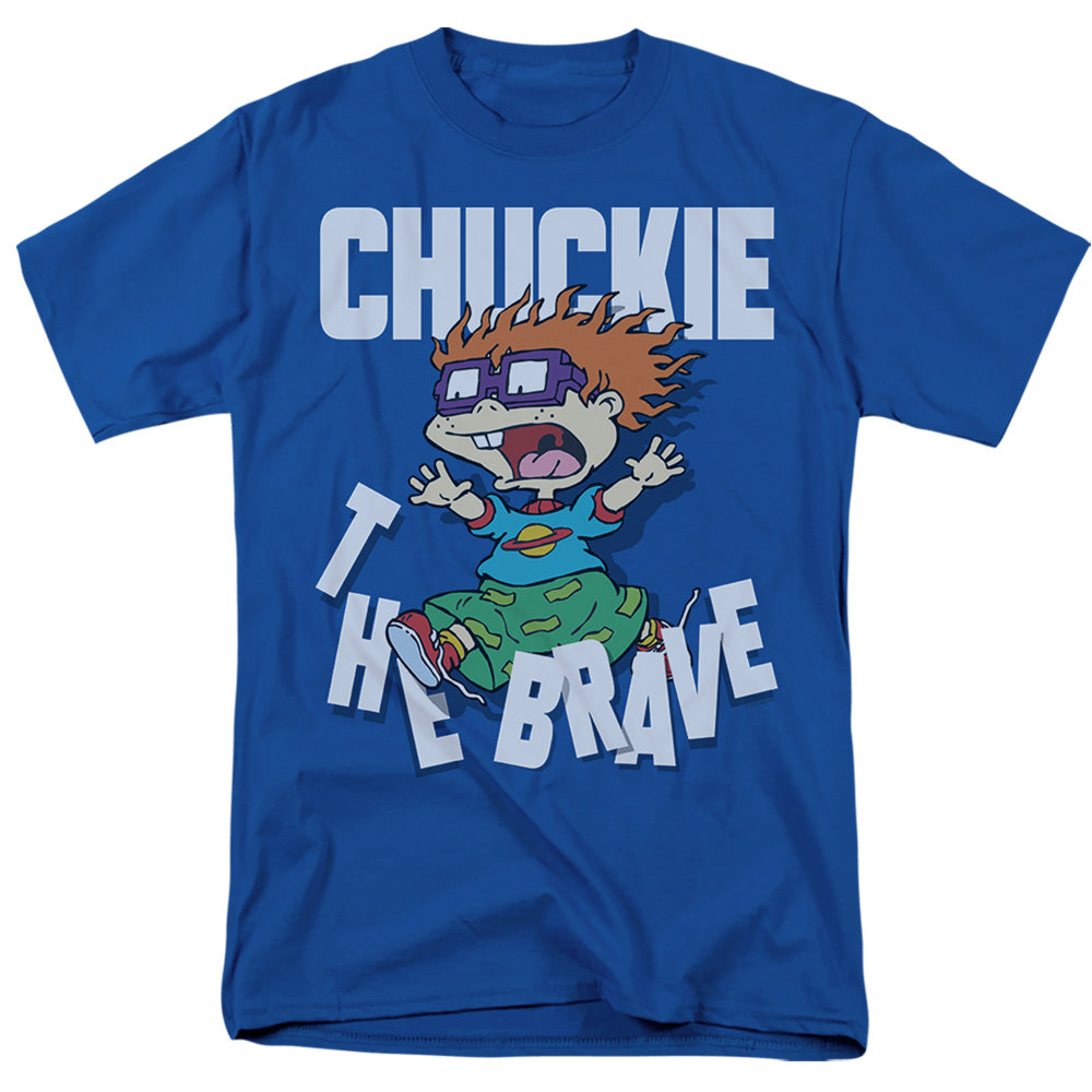 Rugrats Chuckie The Brave Mens T Shirt Royal Blue