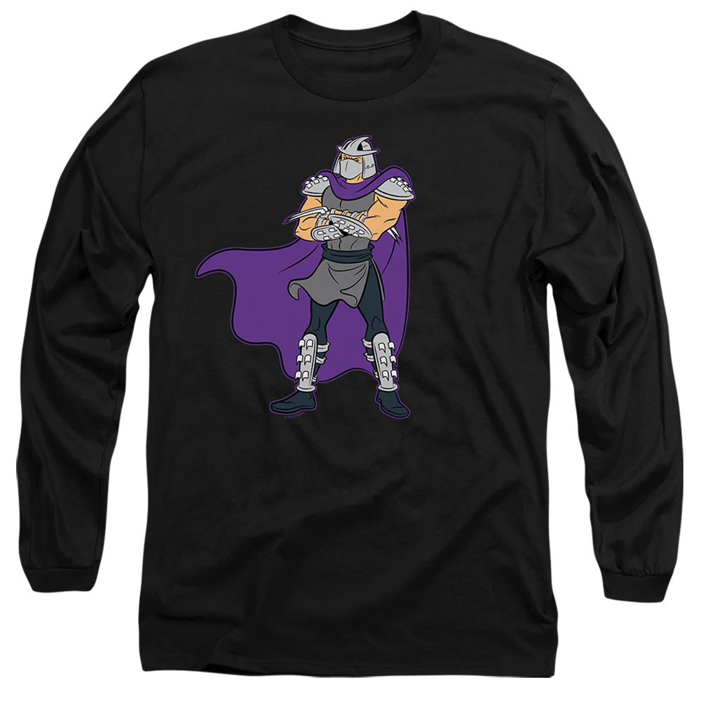 Tmnt Shredder Mens Long Sleeve Shirt Black Officially Licensed