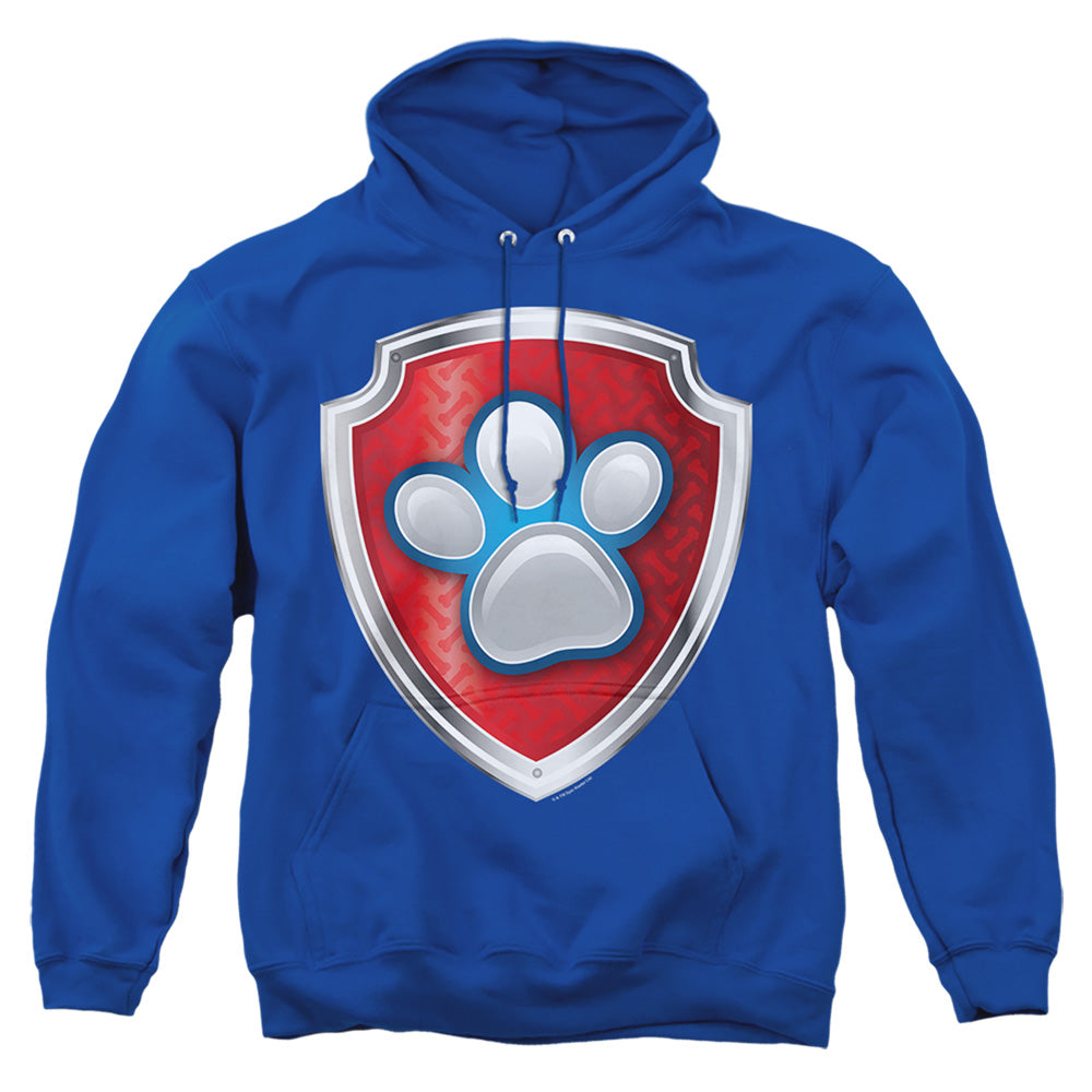 Paw Patrol Badge Mens Hoodie Royal Blue Officially Licensed