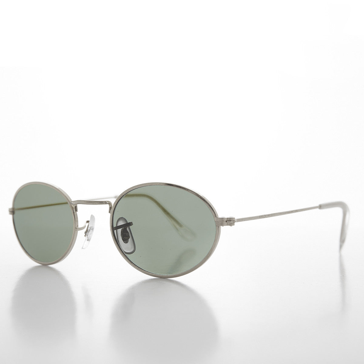 Oval Metallic Frame Vintage 90s Sunglass -Norris