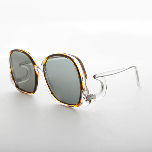 Round Oversize Boho Women's Vintage Sunglass - Nova