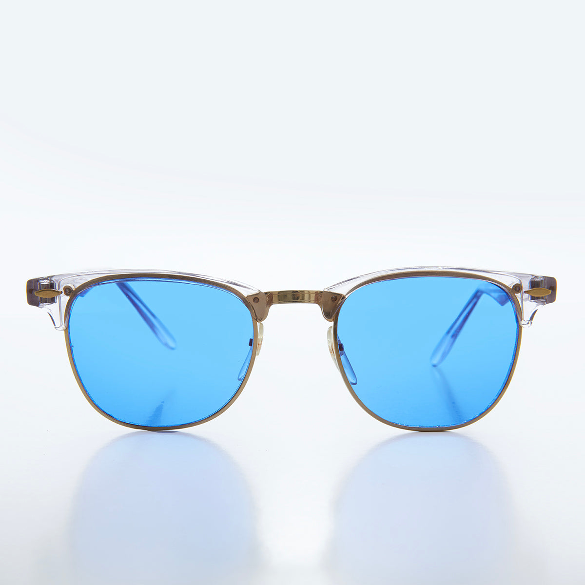 Classic Half Frame Vintage Sunglasses - Nowels