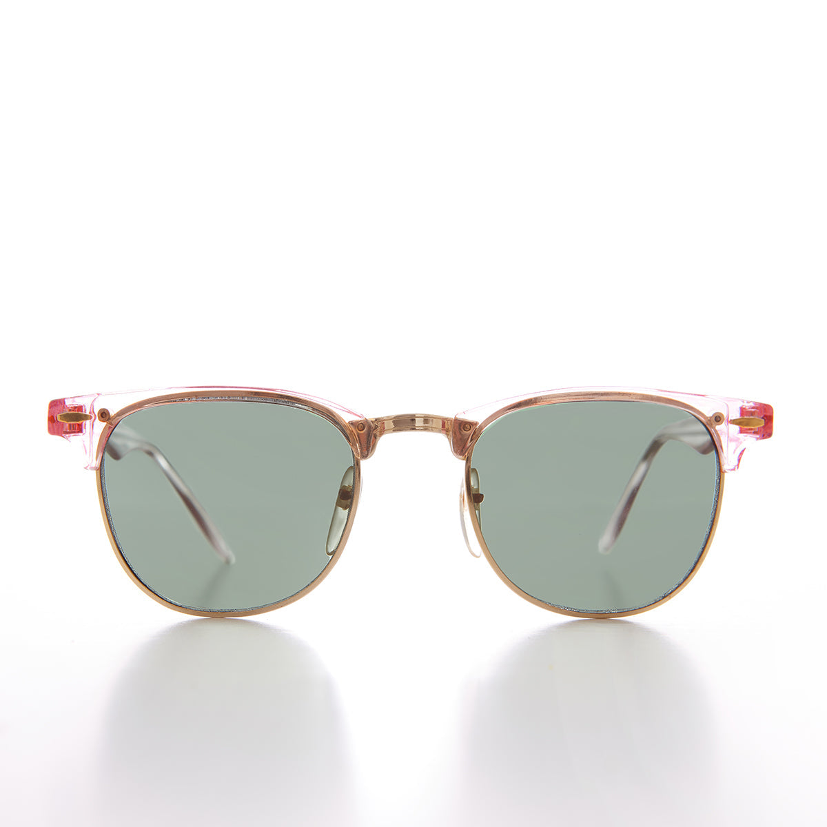 Classic Half Frame Vintage Sunglasses - Nowels