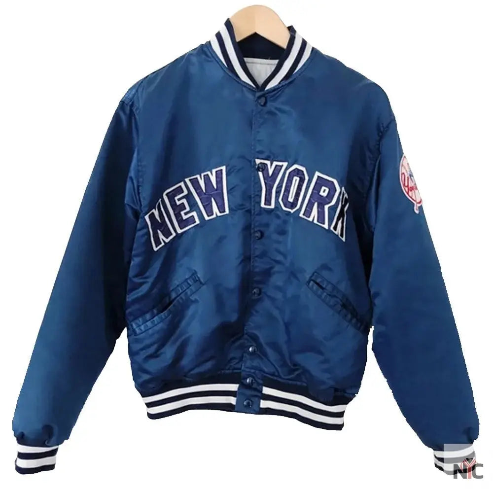 NY Yankees Dugout Satin Jacket