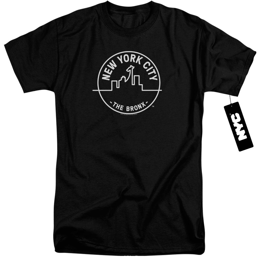 New York City See Nyc Bronx Mens Tall T Shirt Black Officially Licensed