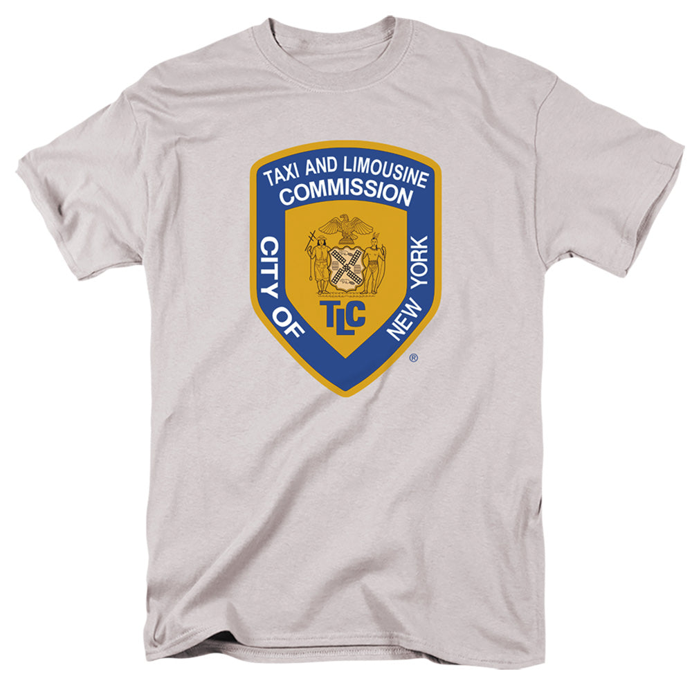 New York City Taxi And Limo Commission Mens T Shirt Silver Officially Licensed