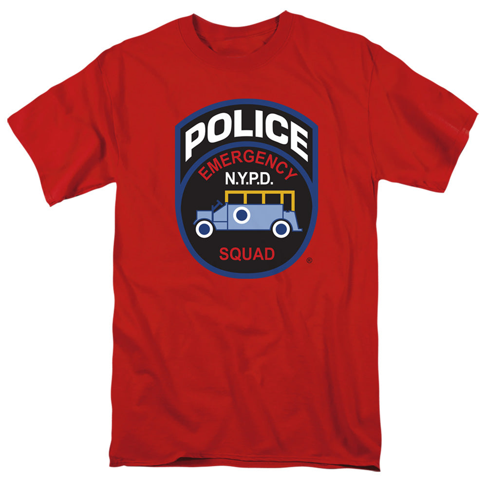 New York City Emergency Squad Mens T Shirt Red Officially Licensed