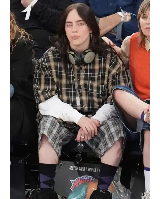 NYC Billie Eilish Plaid Shirt