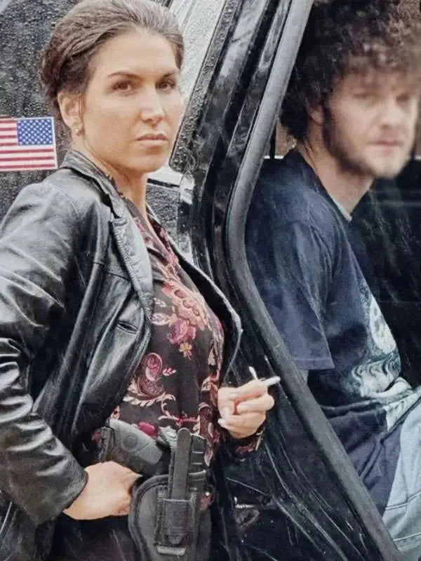 Neighborhood Watch Cecile Cubiló Leather Jacket