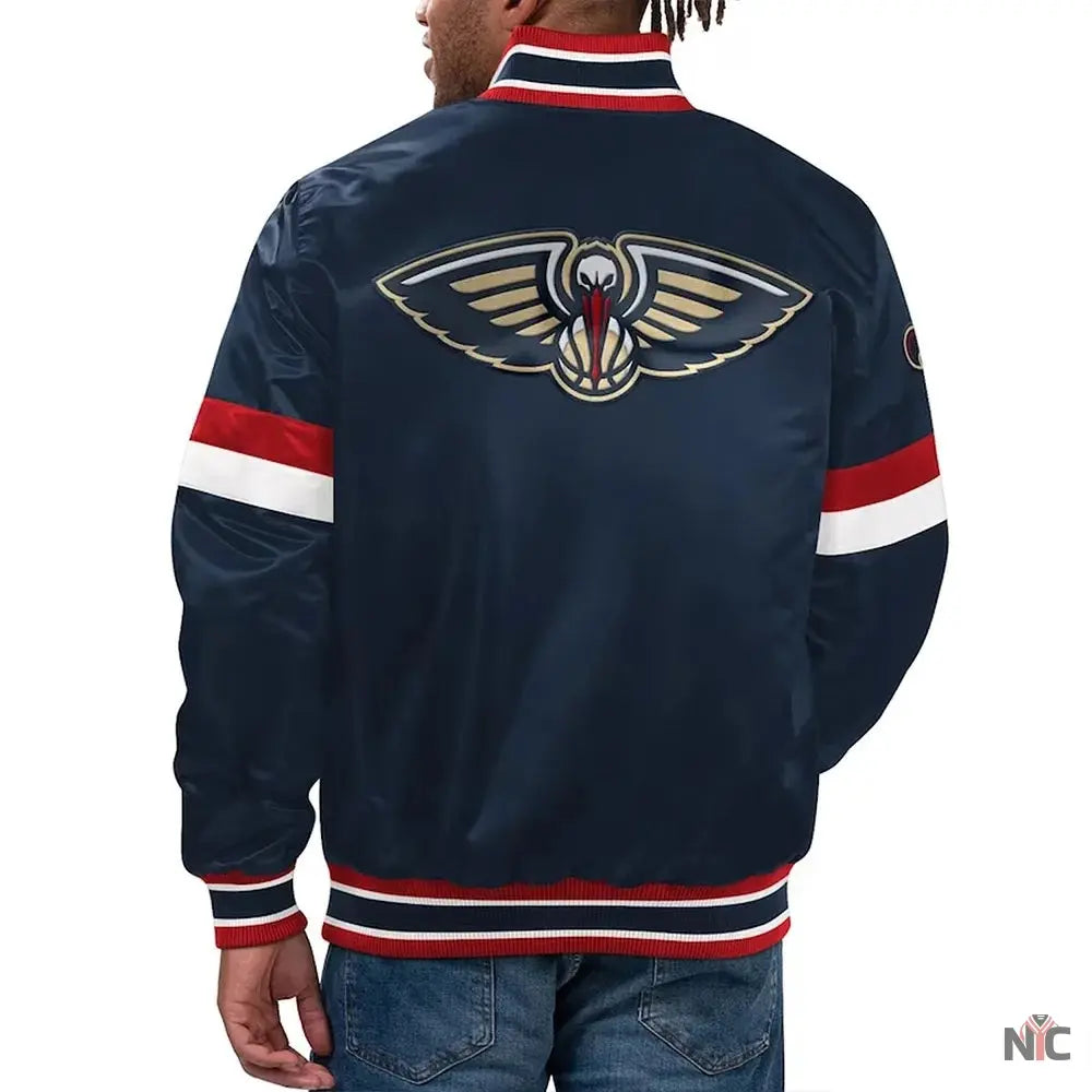 New Orleans Pelicans Home Game Navy Jacket