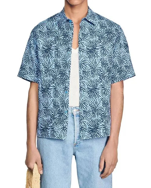 We Were Liars Joseph Zada Blue Print Shirt