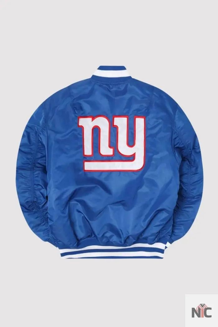 New York Giants Bomber MA-1 Jacket