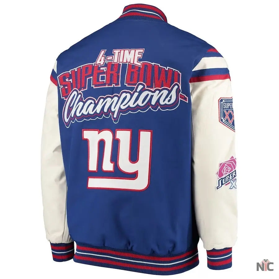 New York Giants Super Bowl Jacket