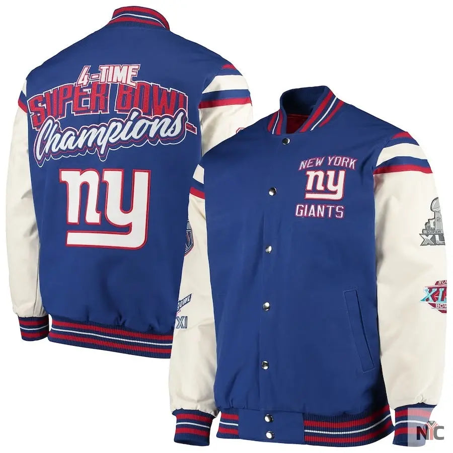 New York Giants Super Bowl Jacket