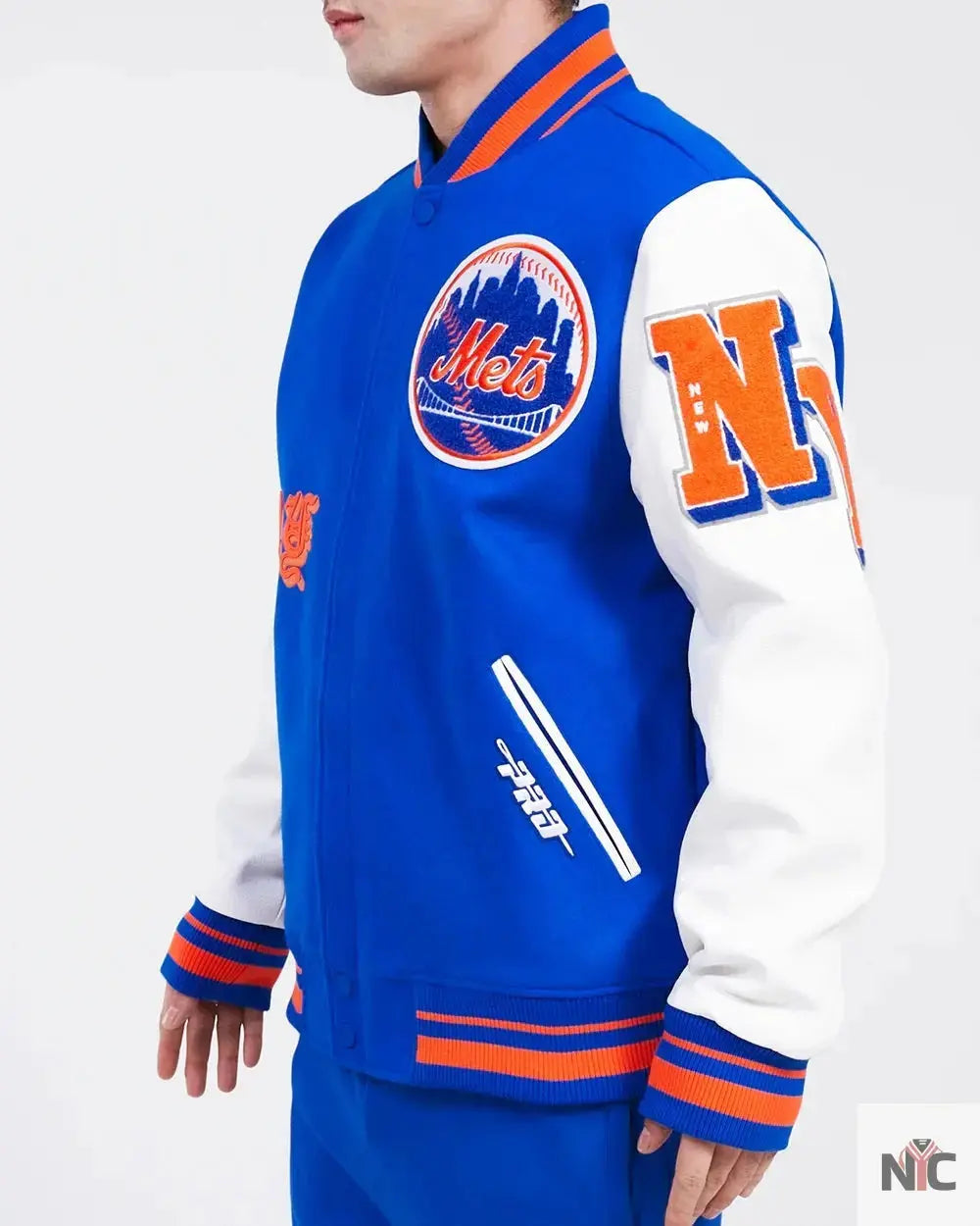 New York Mets Old English Varsity Jacket