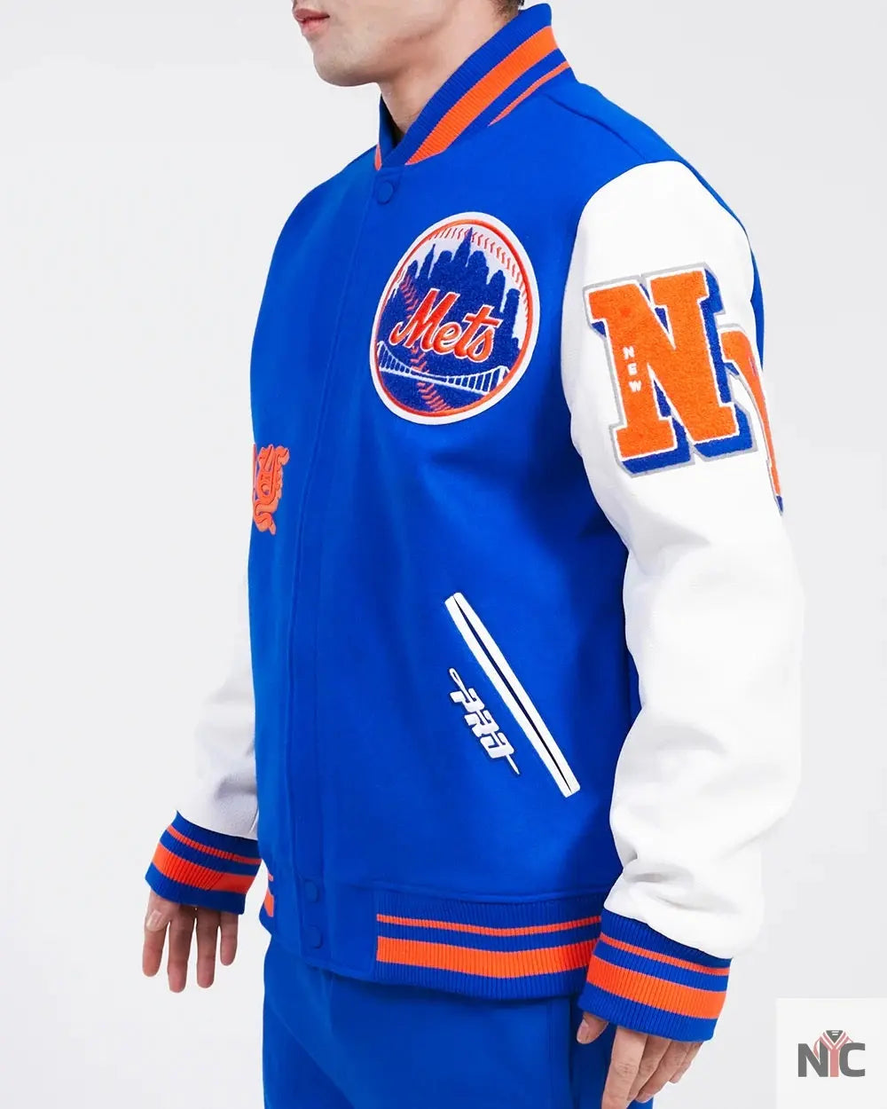 New York Mets Old English Varsity Jacket